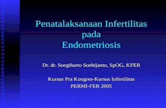 Endometriosis Dan Penatalaksanaan Infertlitas