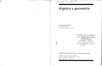 Algebra y Geometria - Eugenio Hernandez - By Priale