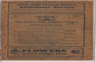1930 Hobart Directory