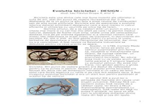 Evolutia bicicletei