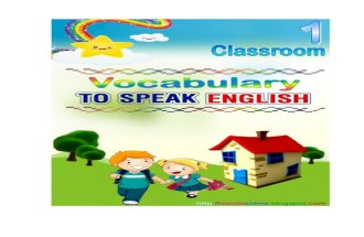 Let's Speaking English, Speaking 1, things in the Classroom