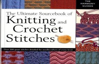 Knitting the Ultimate Source Book of Knitting Crochet Stitches Harmony Guides Isbn 1 84340 327 7 English