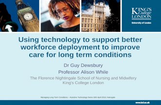 Using technology to support better workforce deployment to improve care for long term conditions