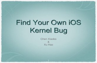 英文【Xu hao chen xiaobo】find your_own_ios_kernel_bug