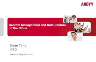 Content management for the cloud cloud slam 2011_final