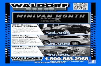 Waldorf Dodge advertising catalog