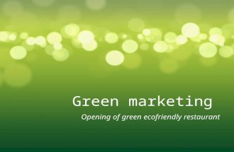 Green marktng