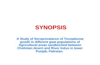 Synopsis on toxoplasmosis