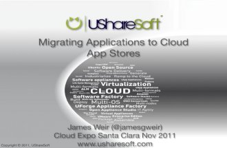 UShareSoft: Migrating Applications to Cloud App Stores