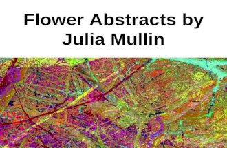 Flower  Abstracts By  Julia  Mullin