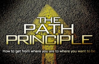 The Path Principle 2