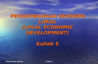 K5   pengembangan ekonomi lokal new