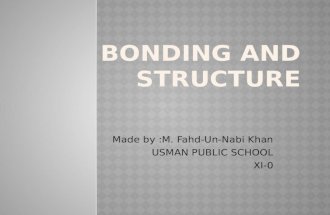 Bonding and Structure