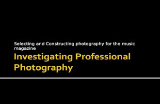 Professional photography presentation.