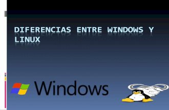 Diferencias entre windows y linux