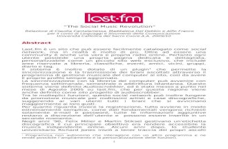 Last fm - The social music revolution
