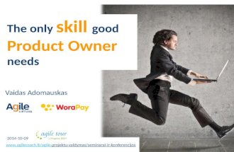The Only Skill Good Product Owner Needs