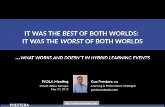Hybrid Learning Events
