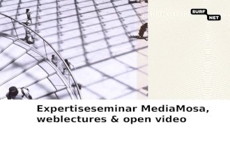 MediaMosa: plannen & activiteiten in 2010