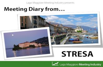 Meeting Diary from Stresa