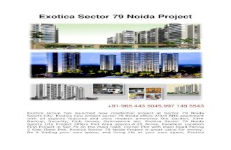 Exotica Group new residential 9971495543
