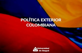 Política exterior colombiana