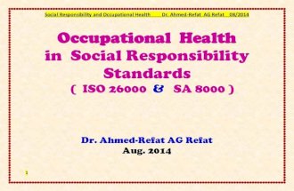 Occupational  health  in  social responsibility standards