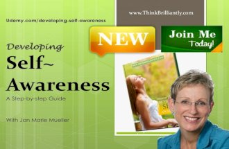 The Art of Developing Self-Awareness Course Is LIVE ~ Hope You´ll Join Me!