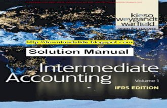 Intermediate Accounting IFRS Edition Kieso Solution Manual