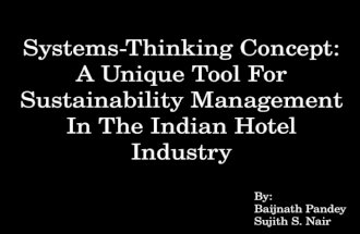 Sustainability-Management Using Systems Thinking in Indian Hotel Industry by Baijnath Pandey and Sujith Nair