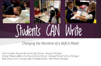 Students can write
