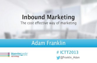 ICTT India - Inbound Marketing