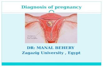 Diagnosis of pregnancy &antenatal care for undergraduate