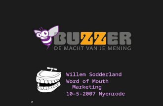 Word of Mouth Marketing @ Nyenrode 2007