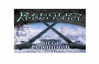 Rangers: Ordem Dos Arqueiros - cerco de macindaw - John Flanagan