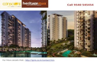 Heritage Max Conscient Gurgaon sec 102 Booking Open 9540 545454