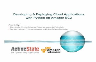Developing & deploying cloud applications with python on amazon ec2