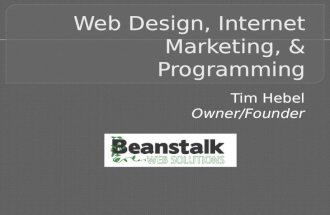 Internet Marketing and Programming