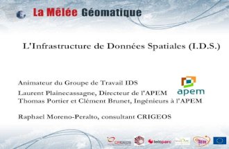 Conférence no2: L'I.D.S Midi-Pyrénées en avant première