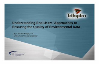 Understanding End-Users' Approaches to Ensuring the Quality of Environmental Data