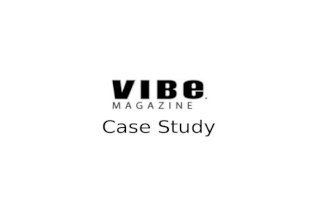 Vibe case study
