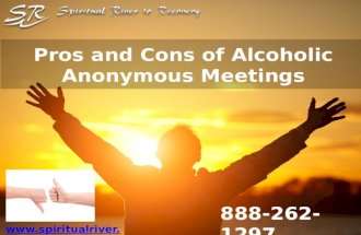 Pros and Cons of Alcoholic Anonymous Meetings