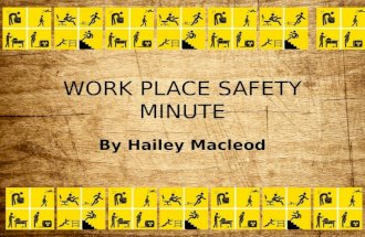 Work Place Safety: Worker's Rights