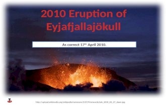 Eyjafjallajokull 2010 eruption
