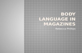 Body language in magazines