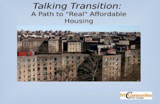 A Path to Real Affordable Housing