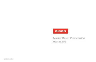 Olson mobile march presentation 2012 03-16
