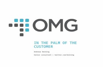 In the palm of the customer - mobile marketing & social media