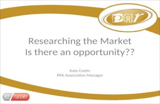 LIW 2012- Researching the Indoor Play Market (PAR Seminar)