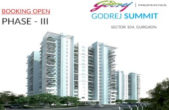 Godrej Summit || Godrej Summit*9560009419* Phase 3 Launched || sec 104 Gurgaon.
